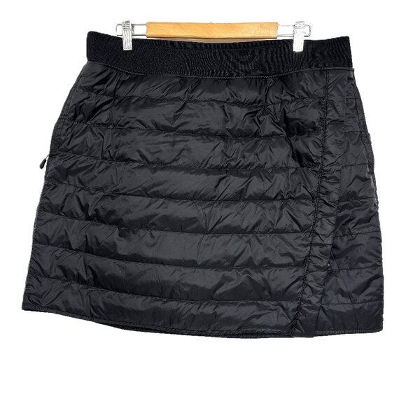 Aventure Faux Wrap Down Feather Puff Fleece Lined Ski Mini Skirt Size XL - Picture 1 of 10
